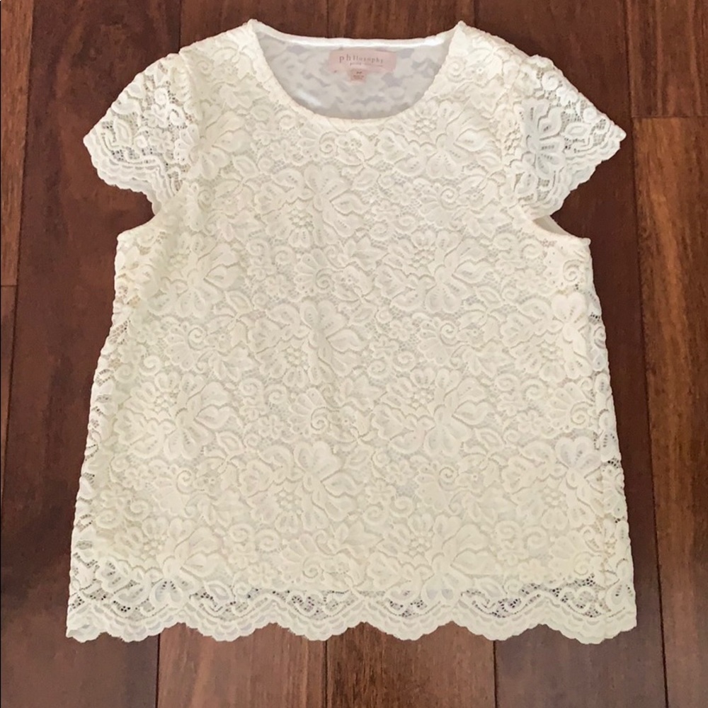 Philosophy Lace Top